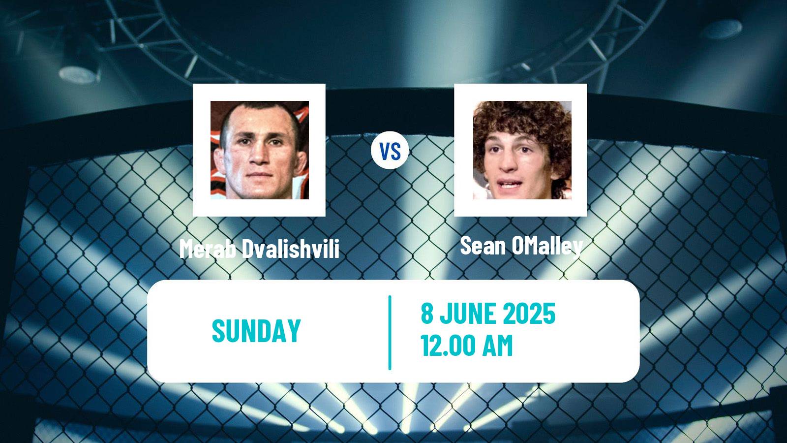 MMA Bantamweight UFC Men Merab Dvalishvili - Sean OMalley