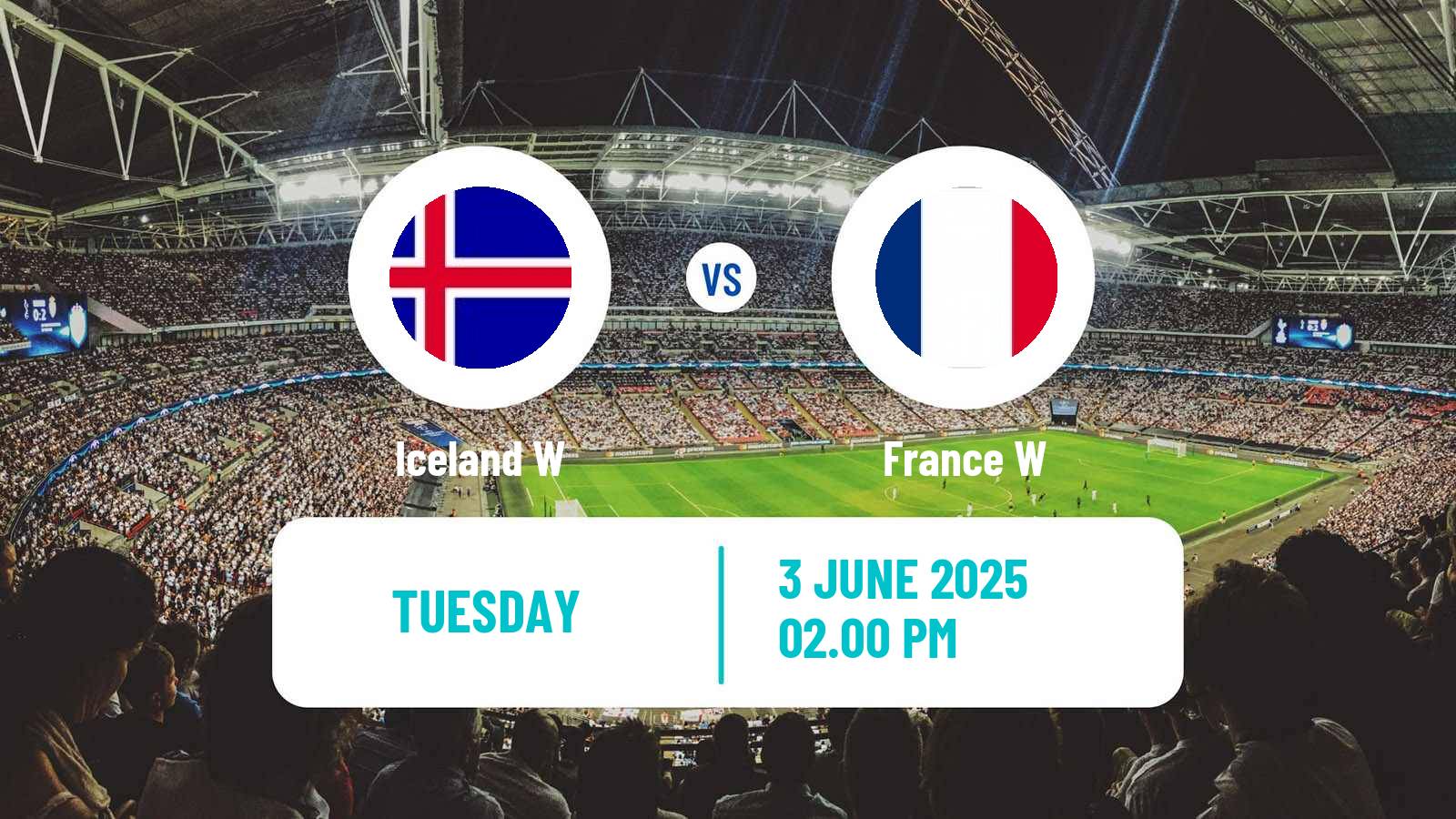 Soccer UEFA Nations League Women Iceland W - France W