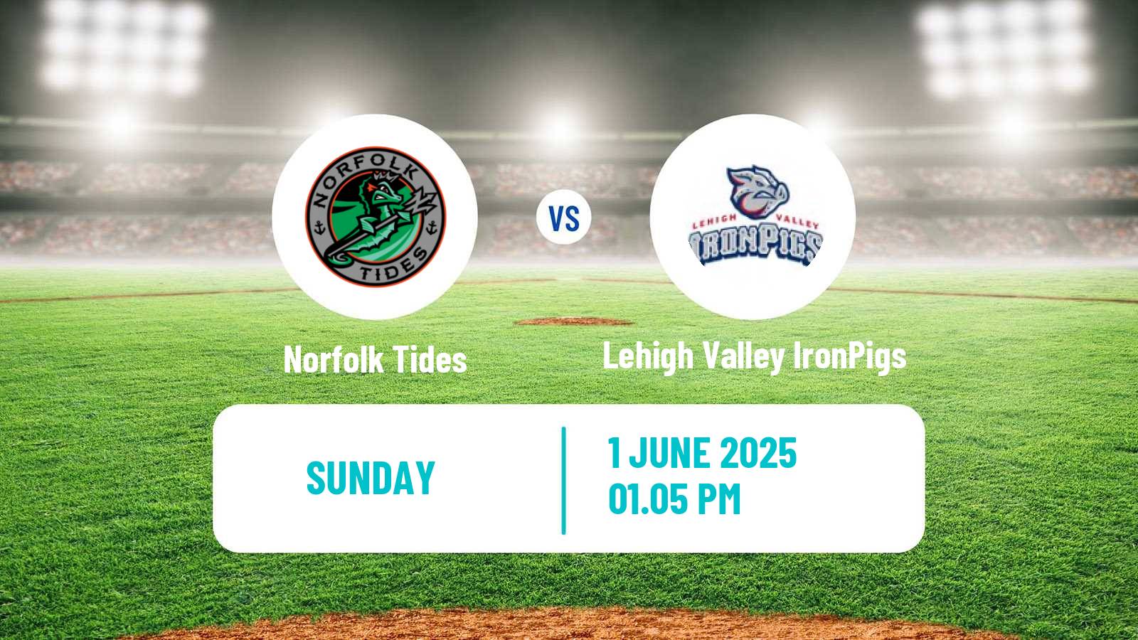 Baseball IL Norfolk Tides - Lehigh Valley IronPigs
