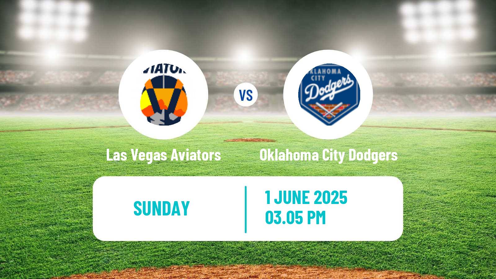Baseball PCL Las Vegas Aviators - Oklahoma City Dodgers