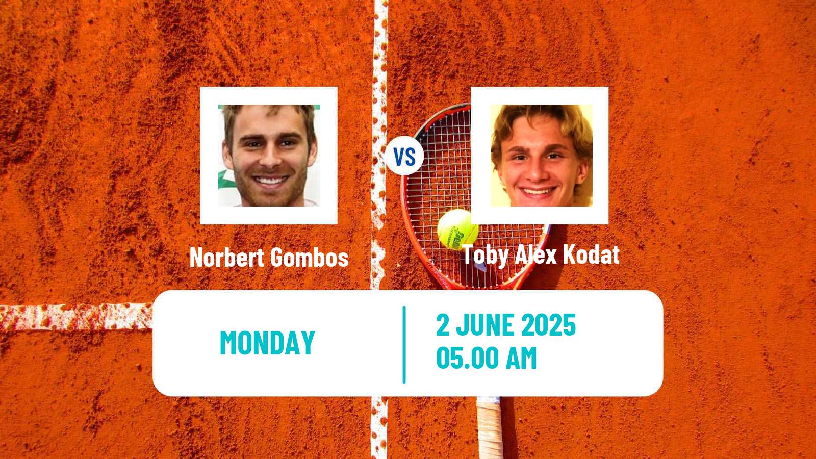 Tennis Prostejov Challenger Men Norbert Gombos - Toby Alex Kodat