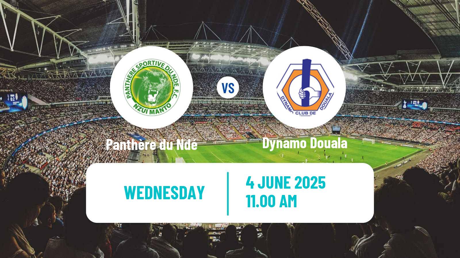 Soccer Cameroon Elite One Panthère du Ndé - Dynamo Douala
