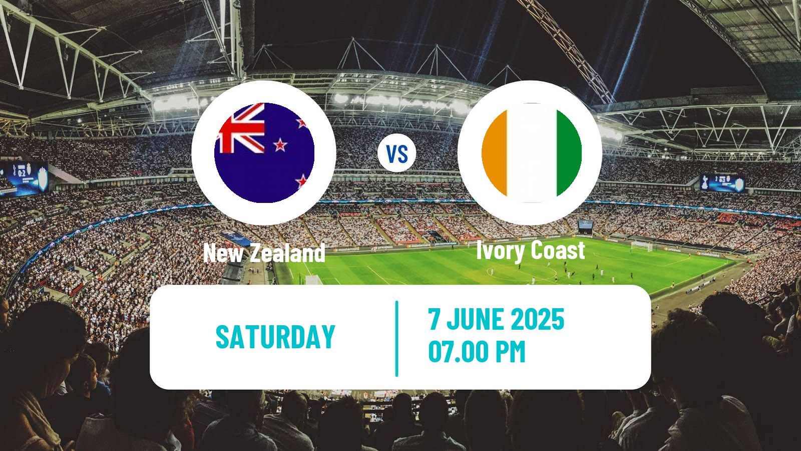 Soccer Friendly New Zealand - Ivory Coast