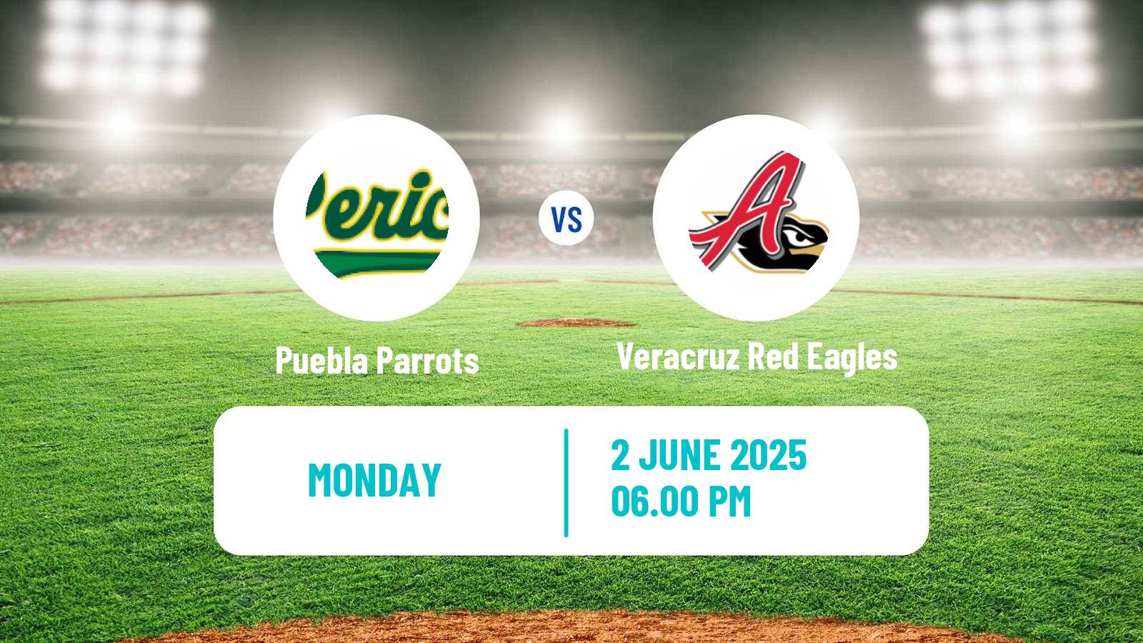 Baseball LMB Puebla Parrots - Veracruz Red Eagles