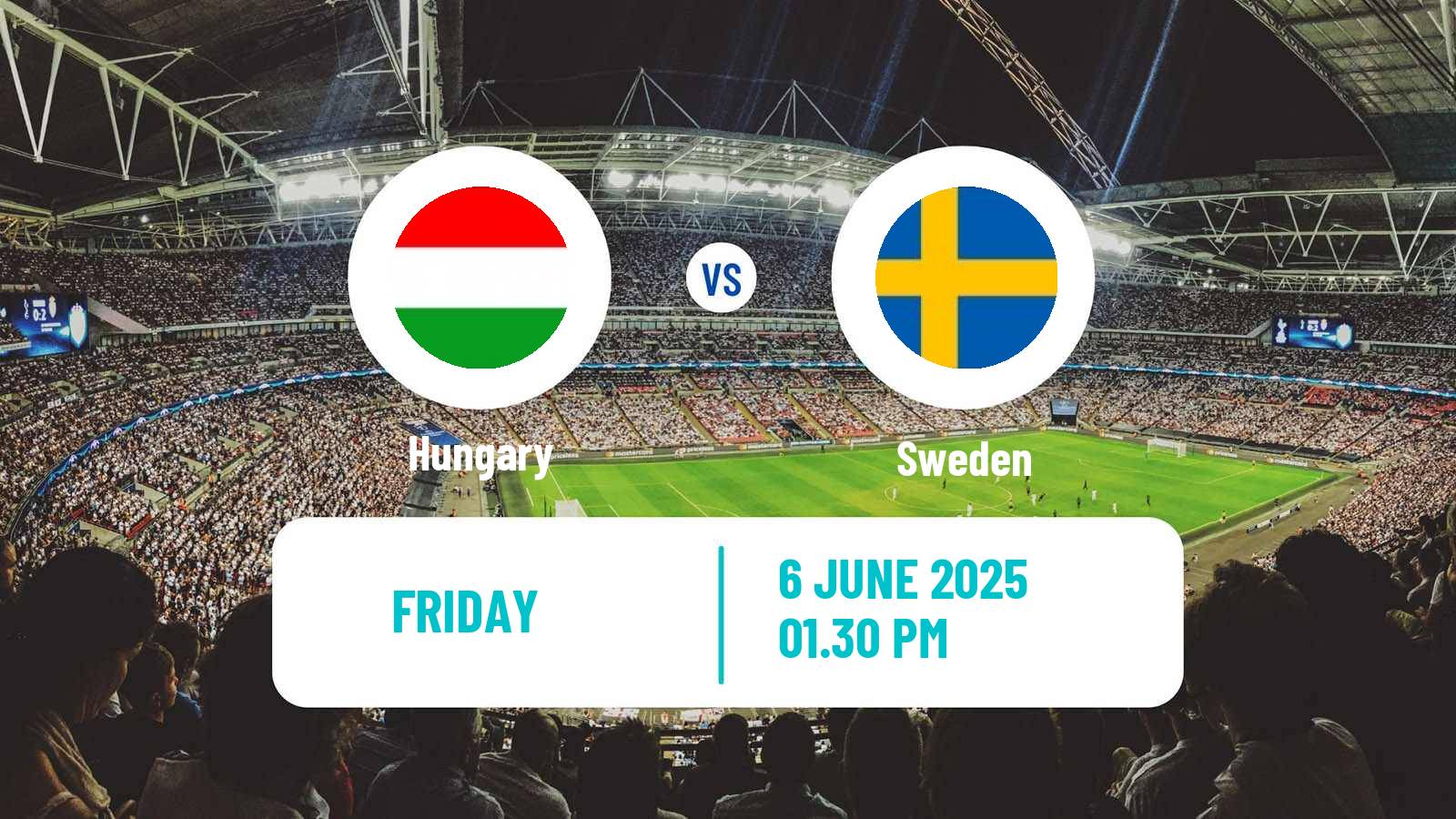 Soccer Friendly Hungary - Sweden