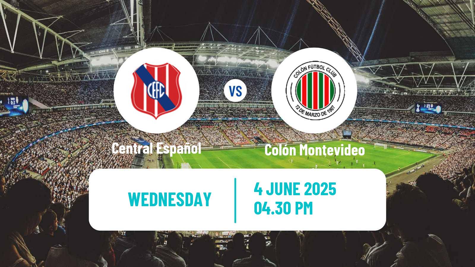 Soccer Uruguayan Segunda Division Central Español - Colón Montevideo
