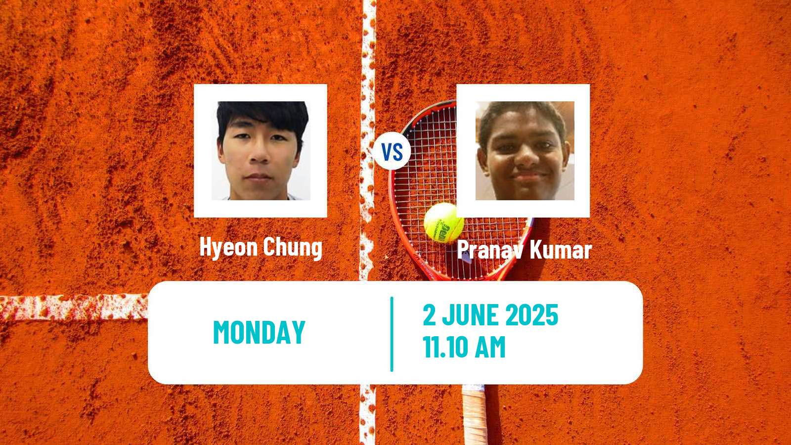 Tennis Tyler Challenger Men Hyeon Chung - Pranav Kumar