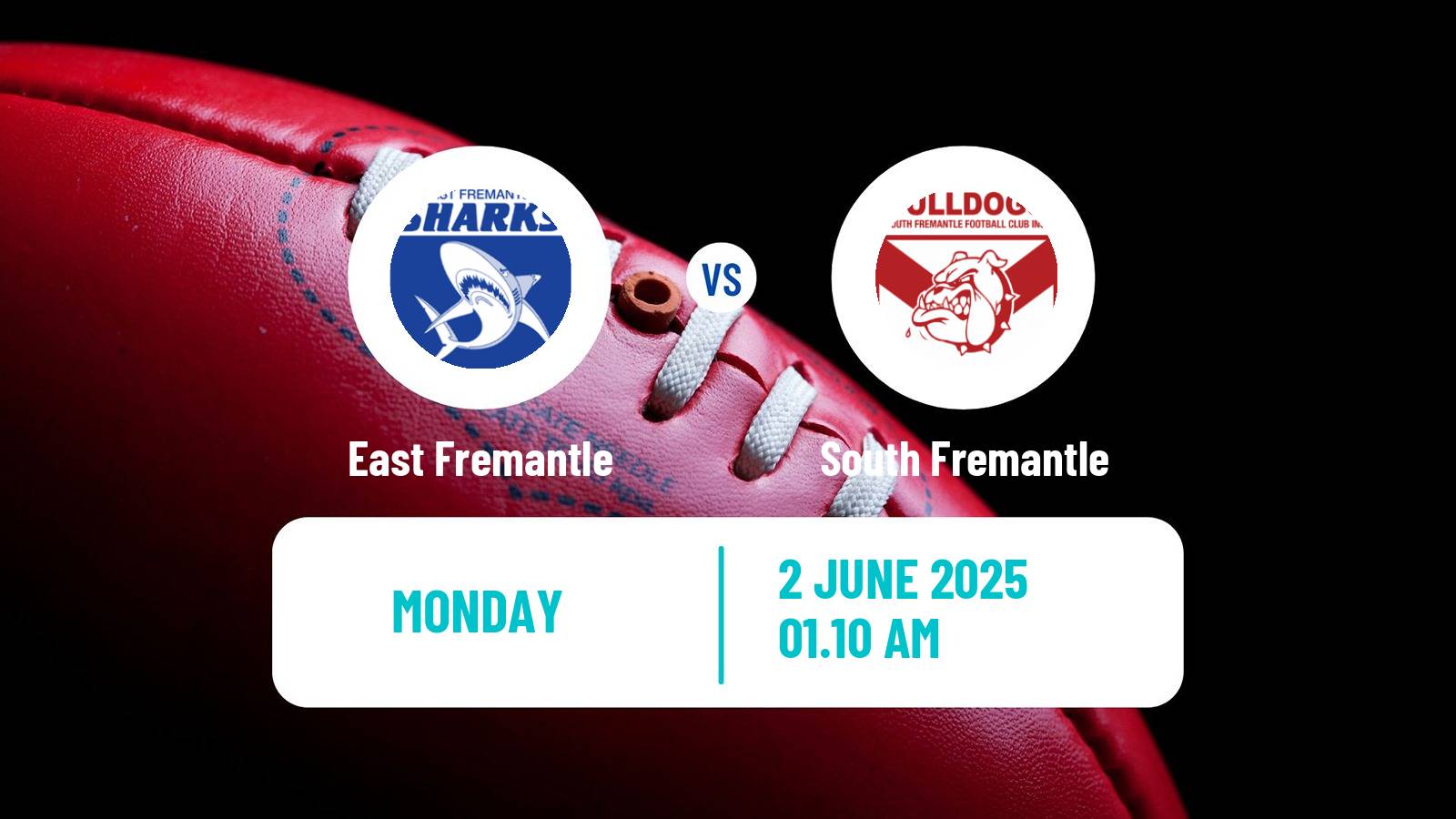 Aussie rules WAFL East Fremantle - South Fremantle