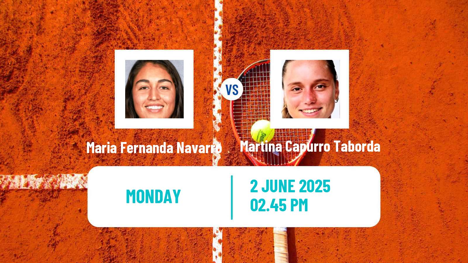 Tennis ITF W35 Santo Domingo 3 Women Maria Fernanda Navarro - Martina Capurro Taborda