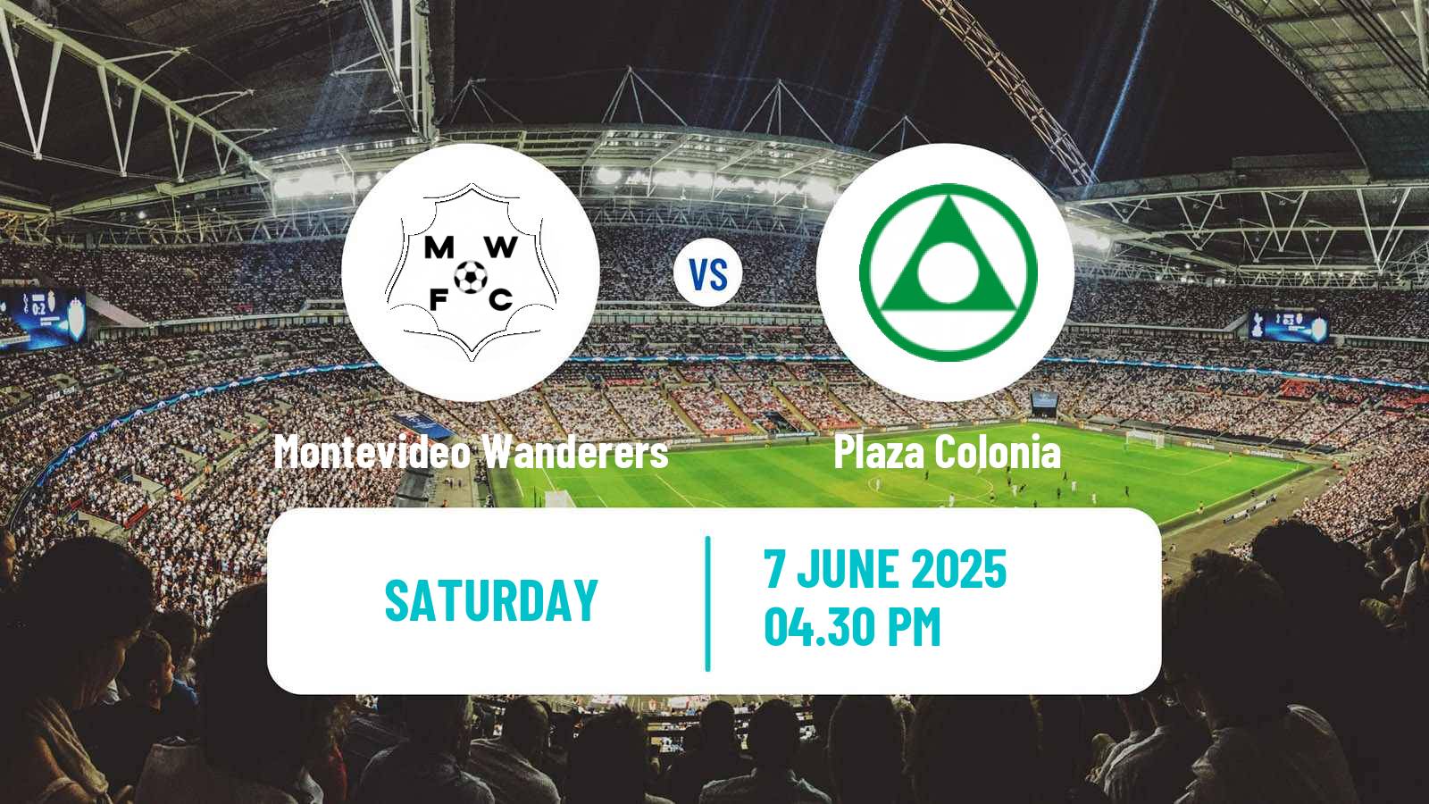 Soccer Uruguayan Primera Division Montevideo Wanderers - Plaza Colonia