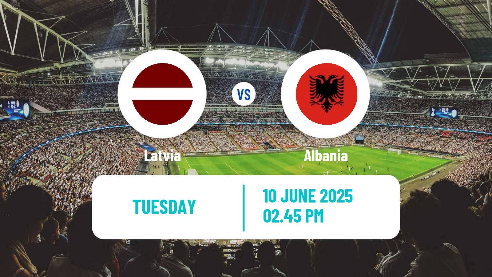Soccer FIFA World Cup Latvia - Albania