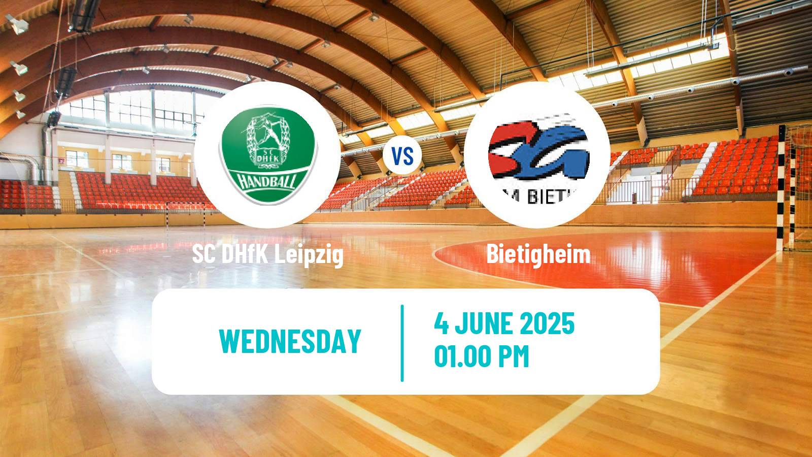 Handball German Bundesliga Handball SC DHfK Leipzig - Bietigheim