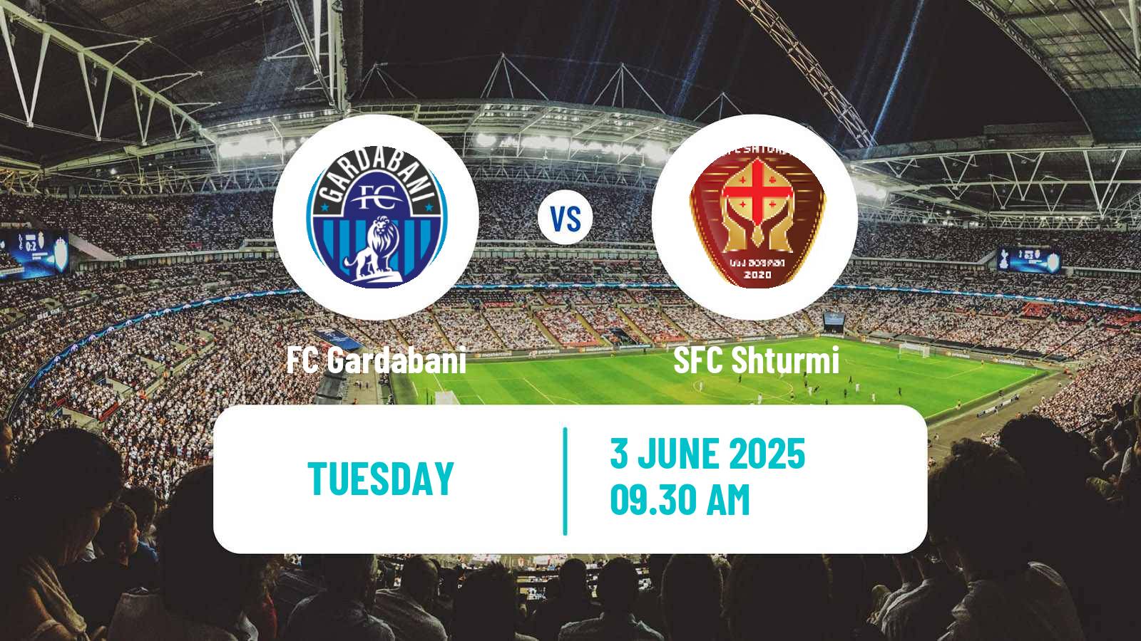 Soccer Georgian Liga 3 Gardabani - Shturmi
