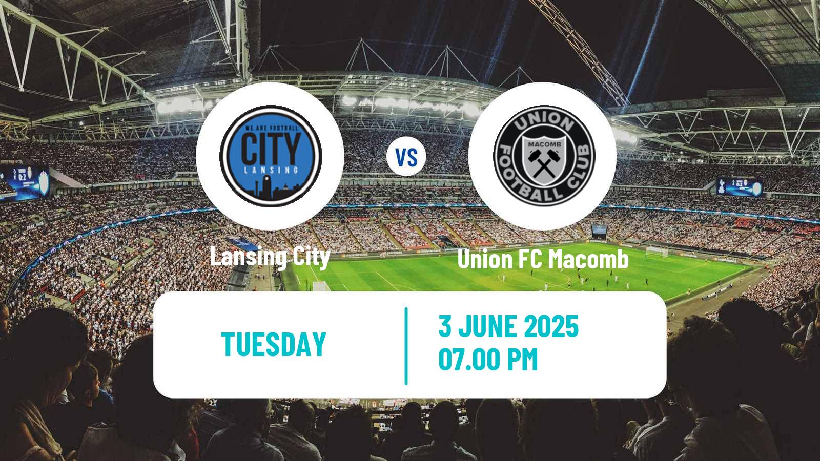 Soccer USL League Two Lansing City - Union FC Macomb