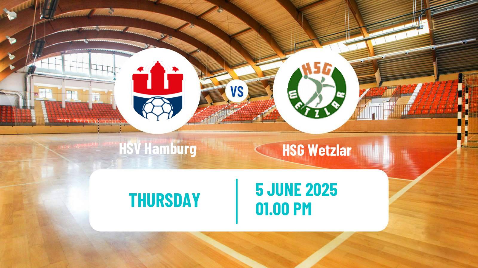 Handball German Bundesliga Handball HSV Hamburg - HSG Wetzlar