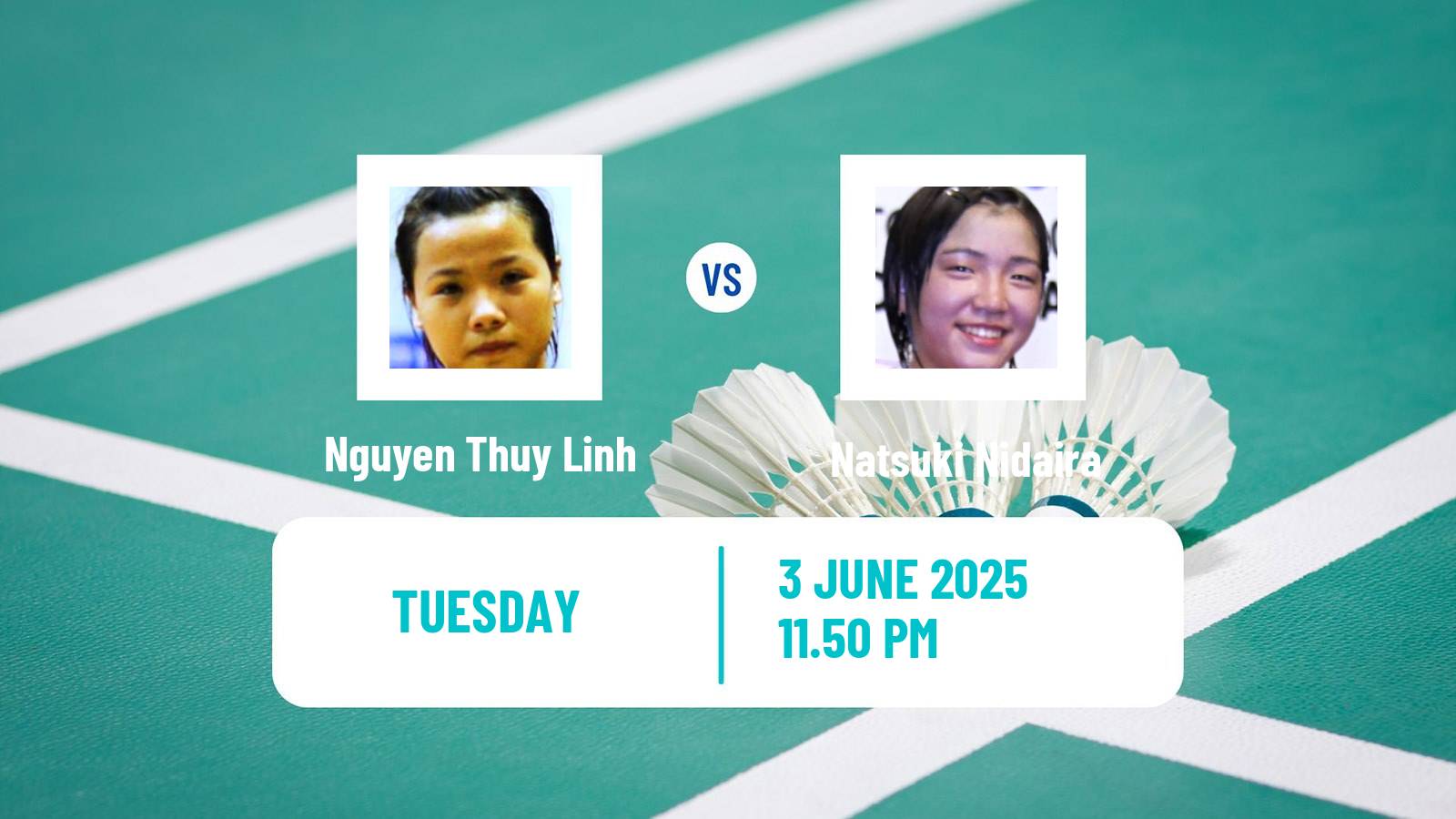Badminton BWF World Tour Indonesia Open Women Nguyen Thuy Linh - Natsuki Nidaira