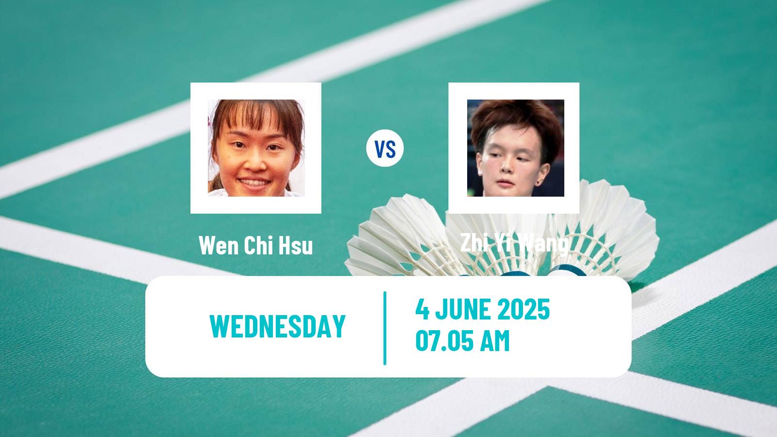 Badminton BWF World Tour Indonesia Open Women Wen Chi Hsu - Zhi Yi Wang