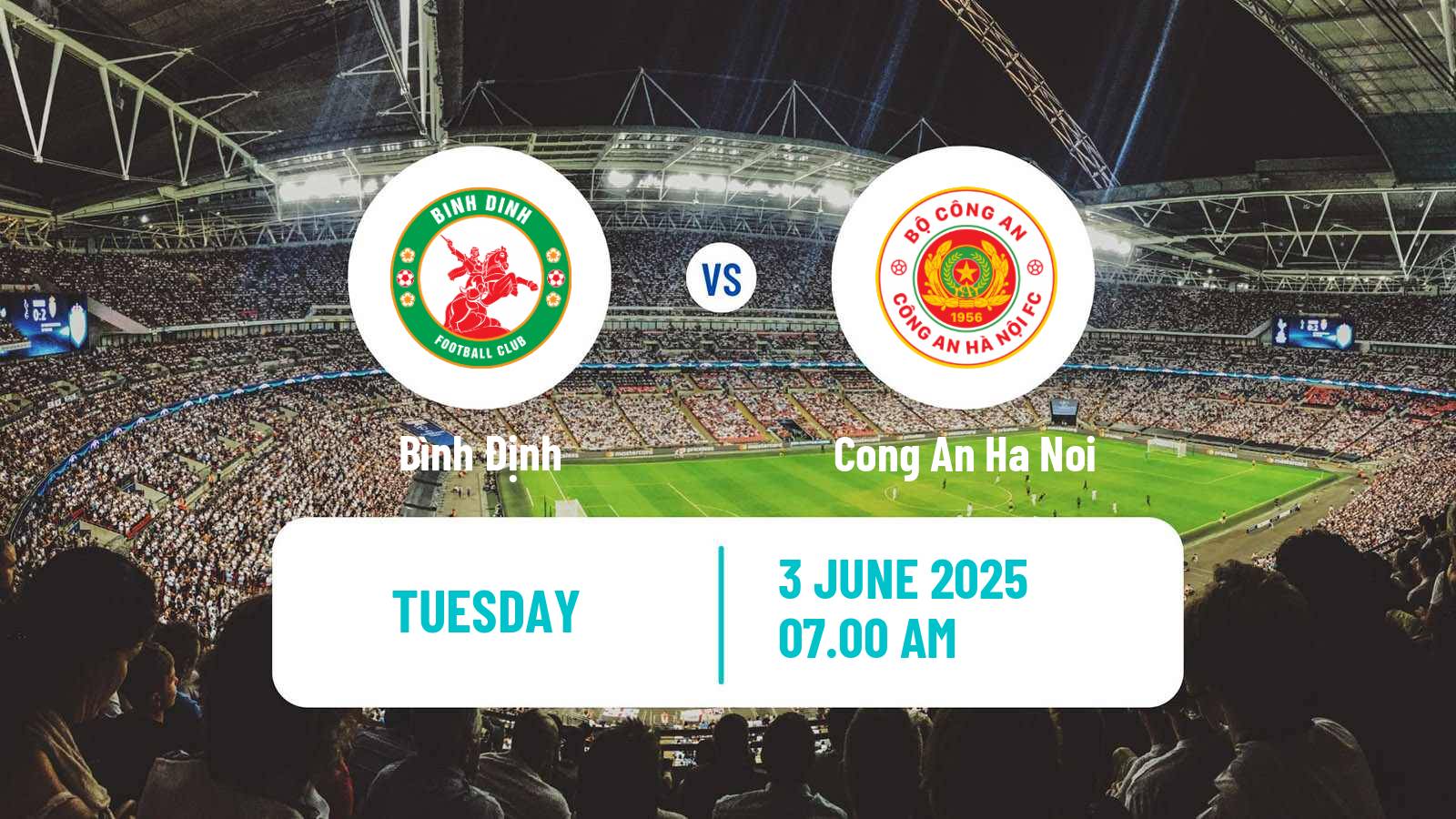 Soccer Vietnamese V League 1 Bình Định - Cong An Ha Noi