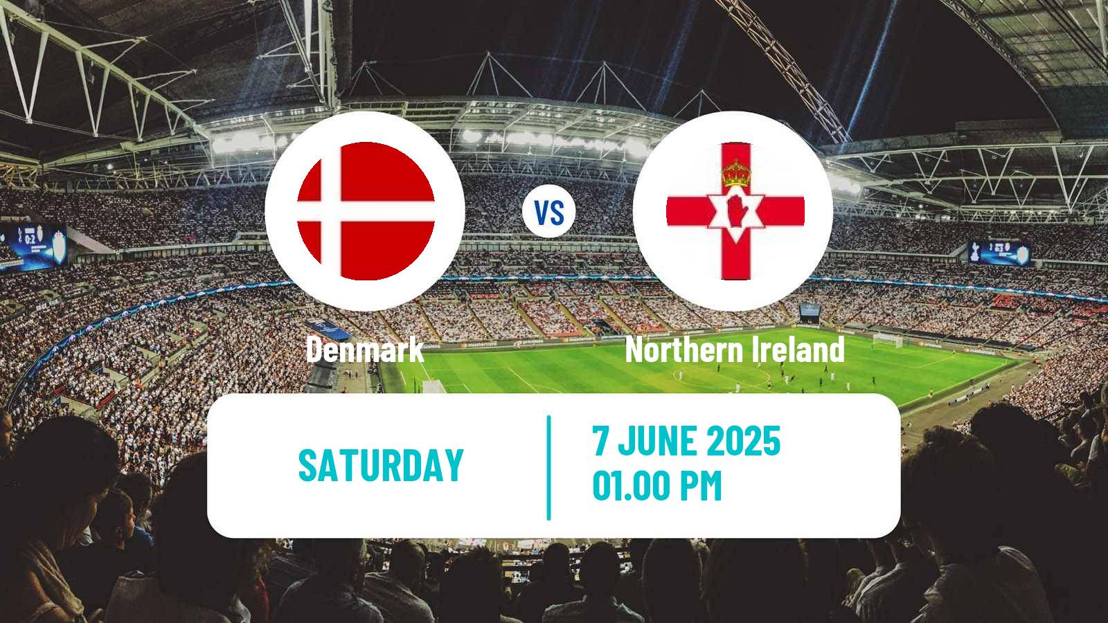 Soccer Friendly Denmark - Northern Ireland