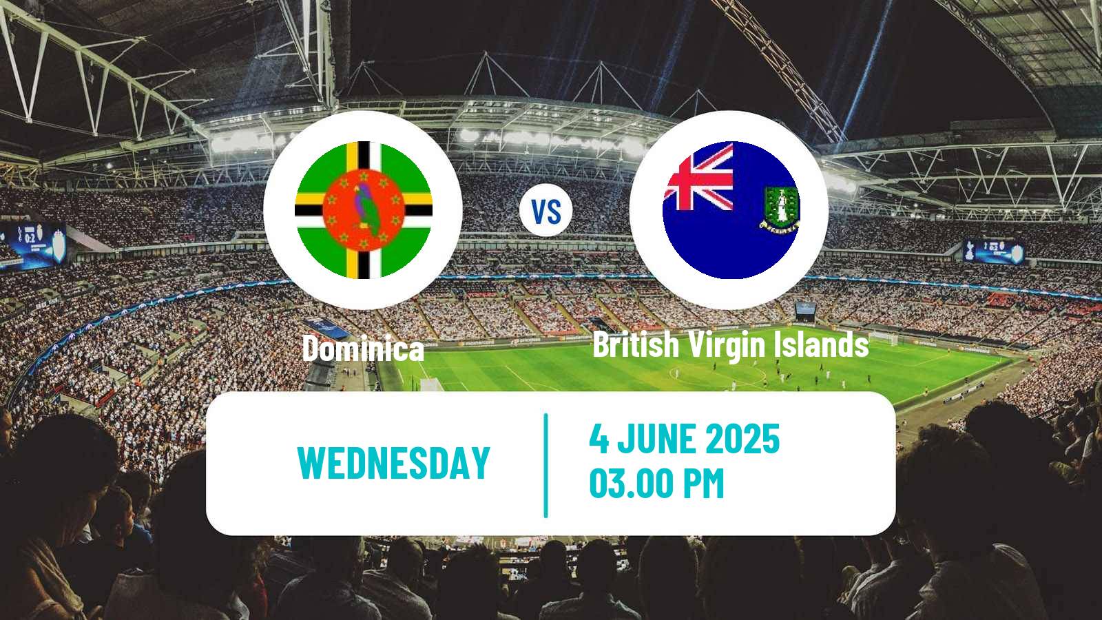 Soccer FIFA World Cup Dominica - British Virgin Islands