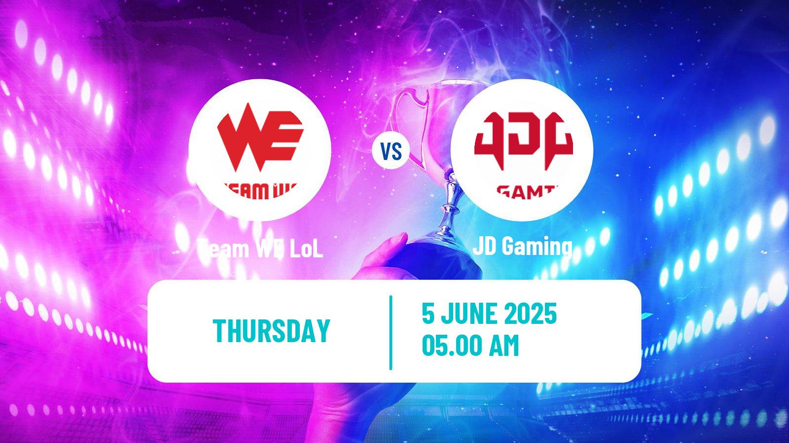 Esports League Of Legends Lpl Team WE - JD Gaming