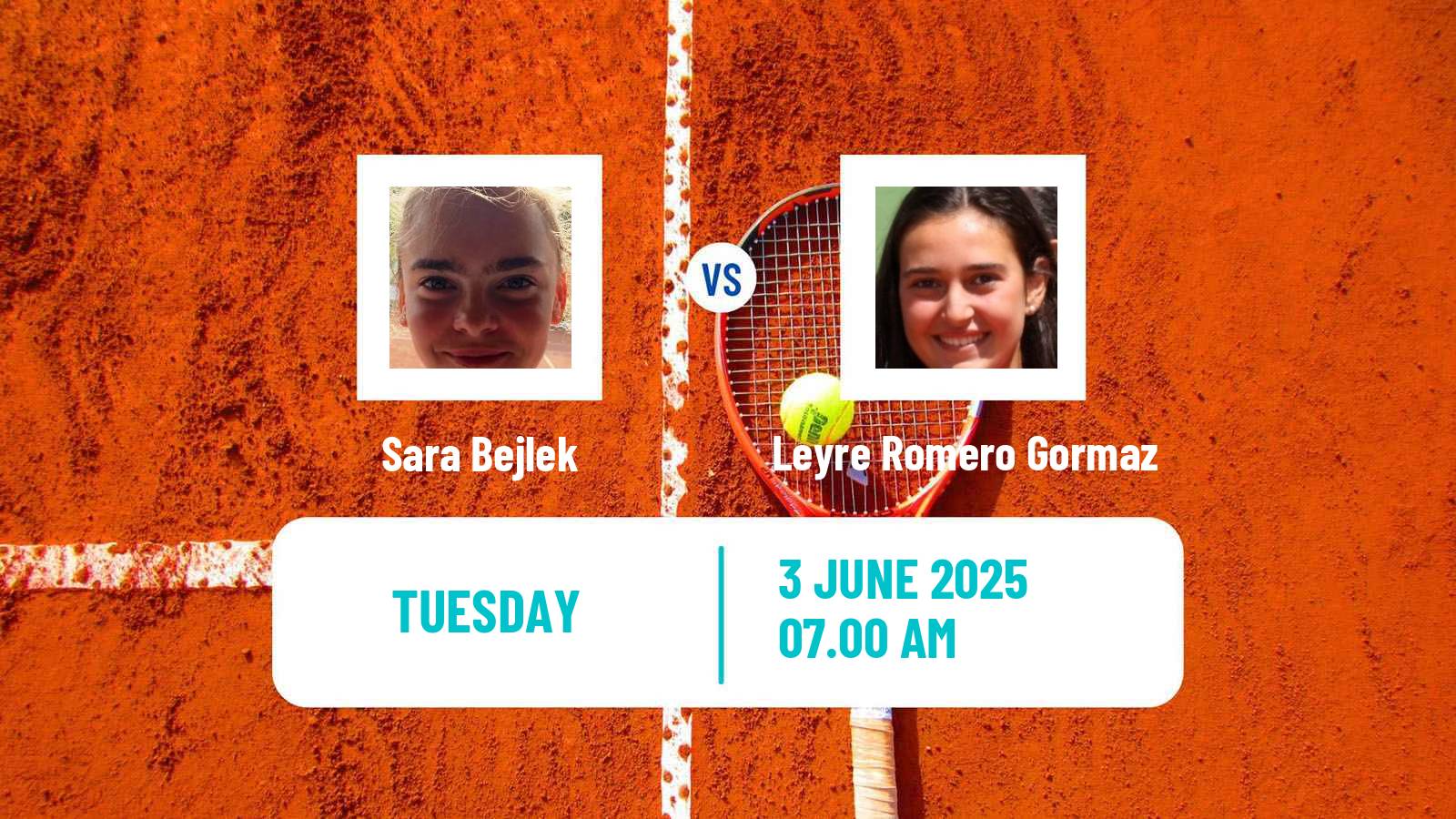 Tennis Makarska Challenger Women Sara Bejlek - Leyre Romero Gormaz