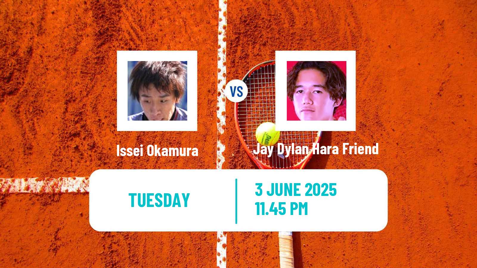 Tennis ITF M15 Karuizawa Men Issei Okamura - Jay Dylan Hara Friend
