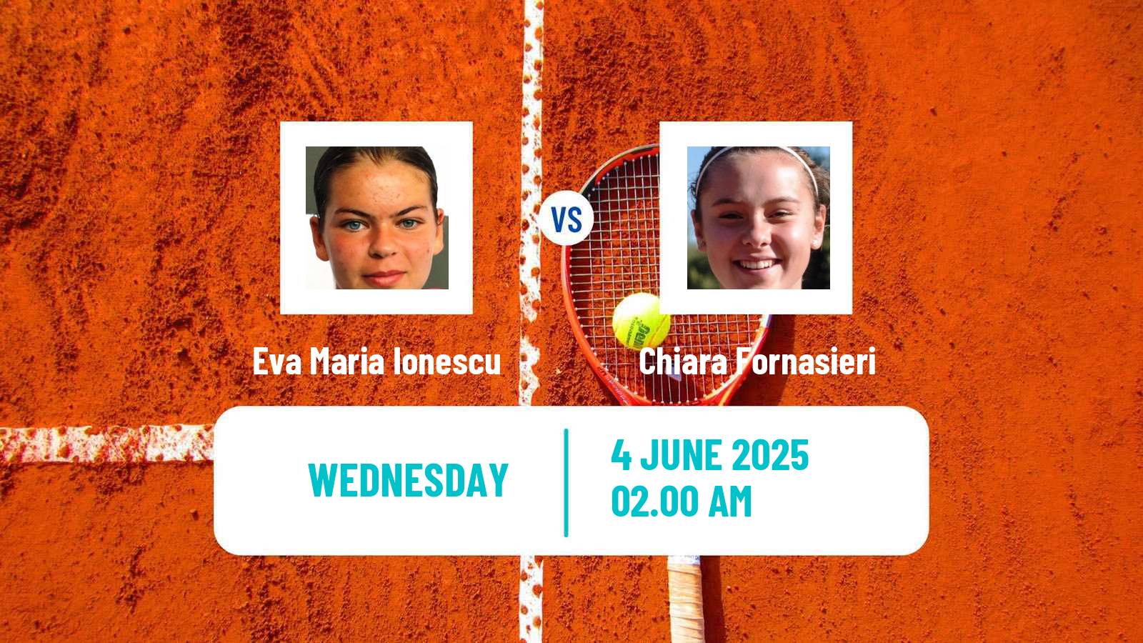 Tennis ITF W15 Focsani Women Eva Maria Ionescu - Chiara Fornasieri