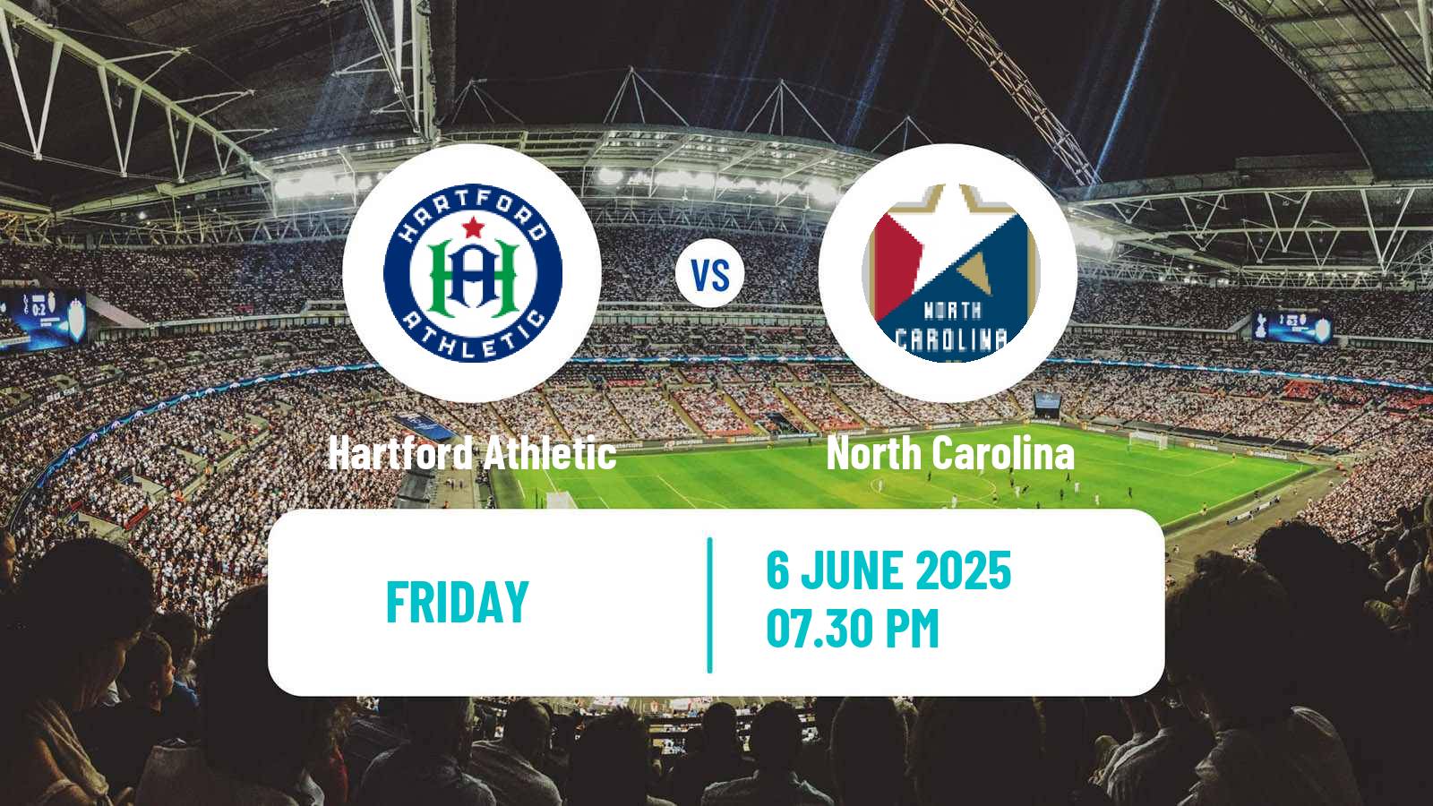Soccer USL Championship Hartford Athletic - North Carolina