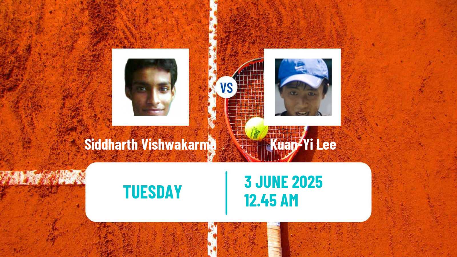 Tennis ITF M15 Luan 7 Men Siddharth Vishwakarma - Kuan-Yi Lee