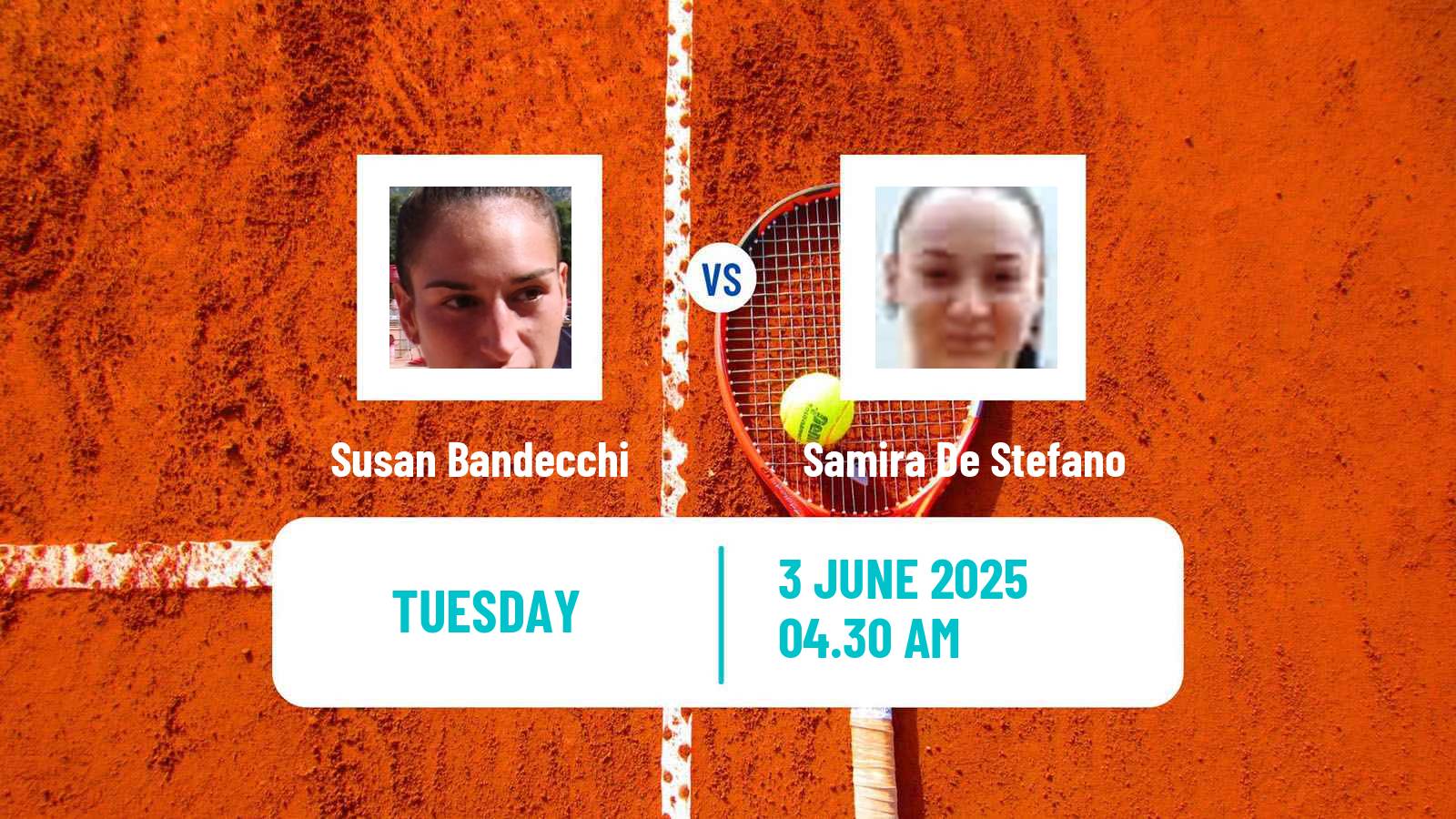 Tennis ITF W75 Caserta Women Susan Bandecchi - Samira De Stefano