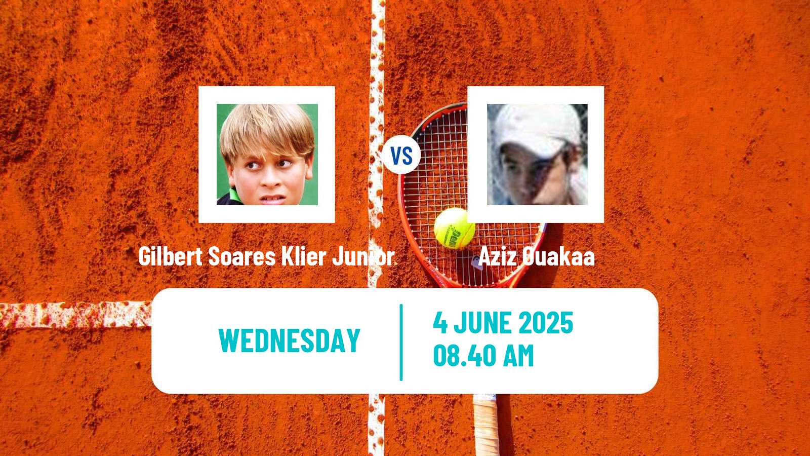 Tennis ITF M25 Monastir Men Gilbert Soares Klier Junior - Aziz Ouakaa