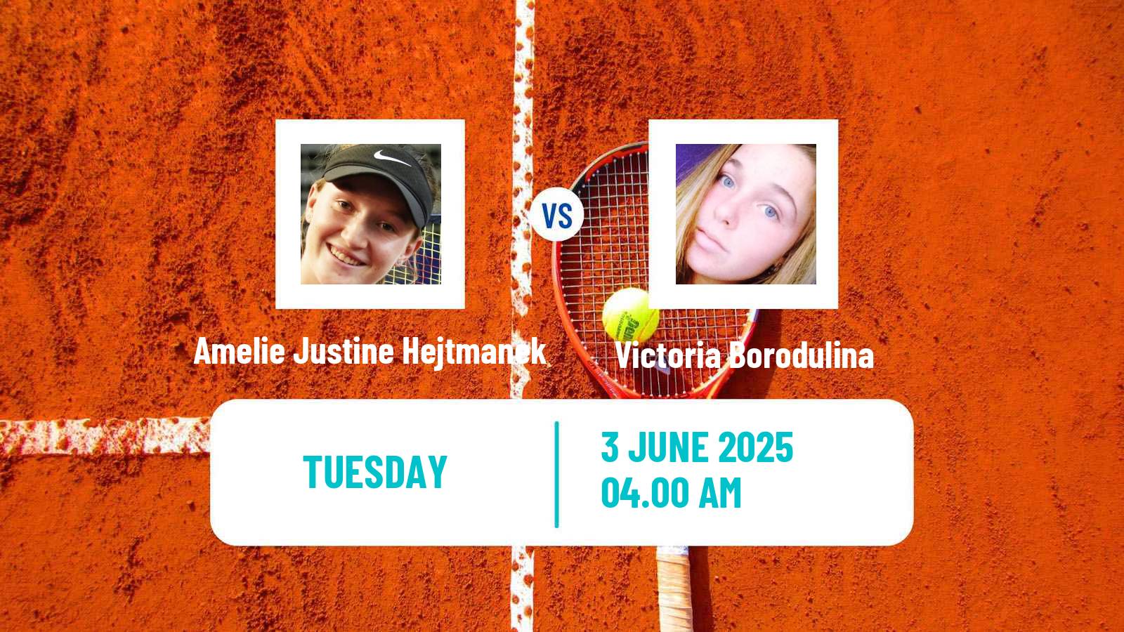 Tennis ITF W15 Banja Luka Women Amelie Justine Hejtmanek - Victoria Borodulina