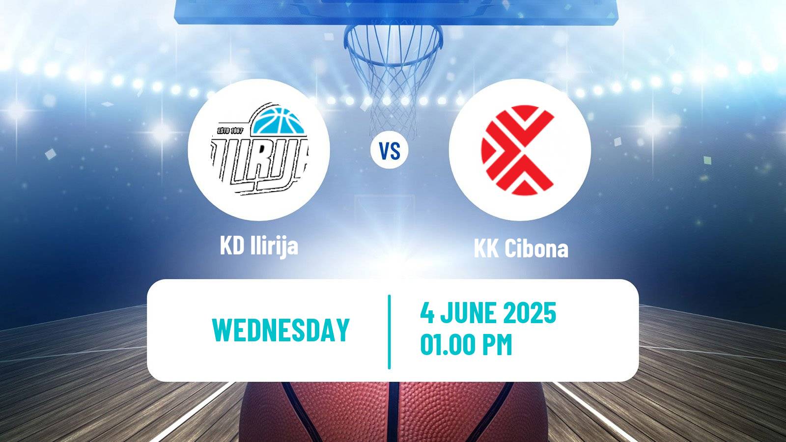 Basketball Adriatic League Ilirija - Cibona