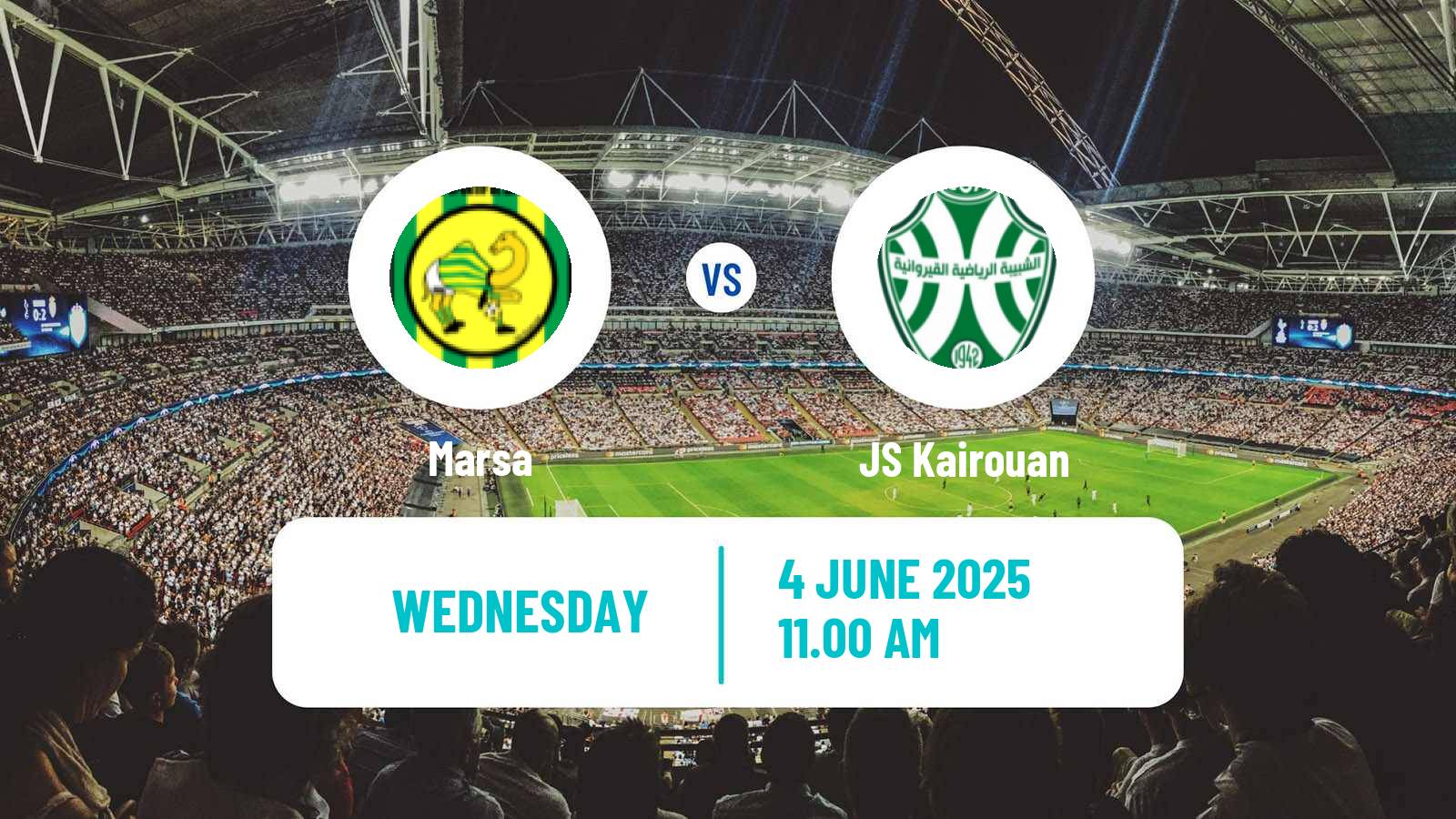 Soccer Tunisian Ligue 2 Marsa - JS Kairouan