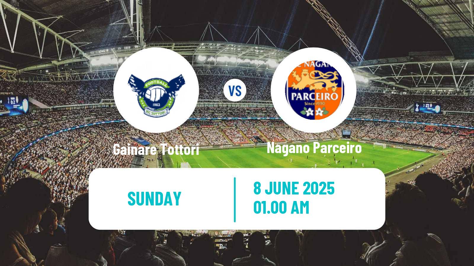 Soccer Japan J3 League Gainare Tottori - Nagano Parceiro