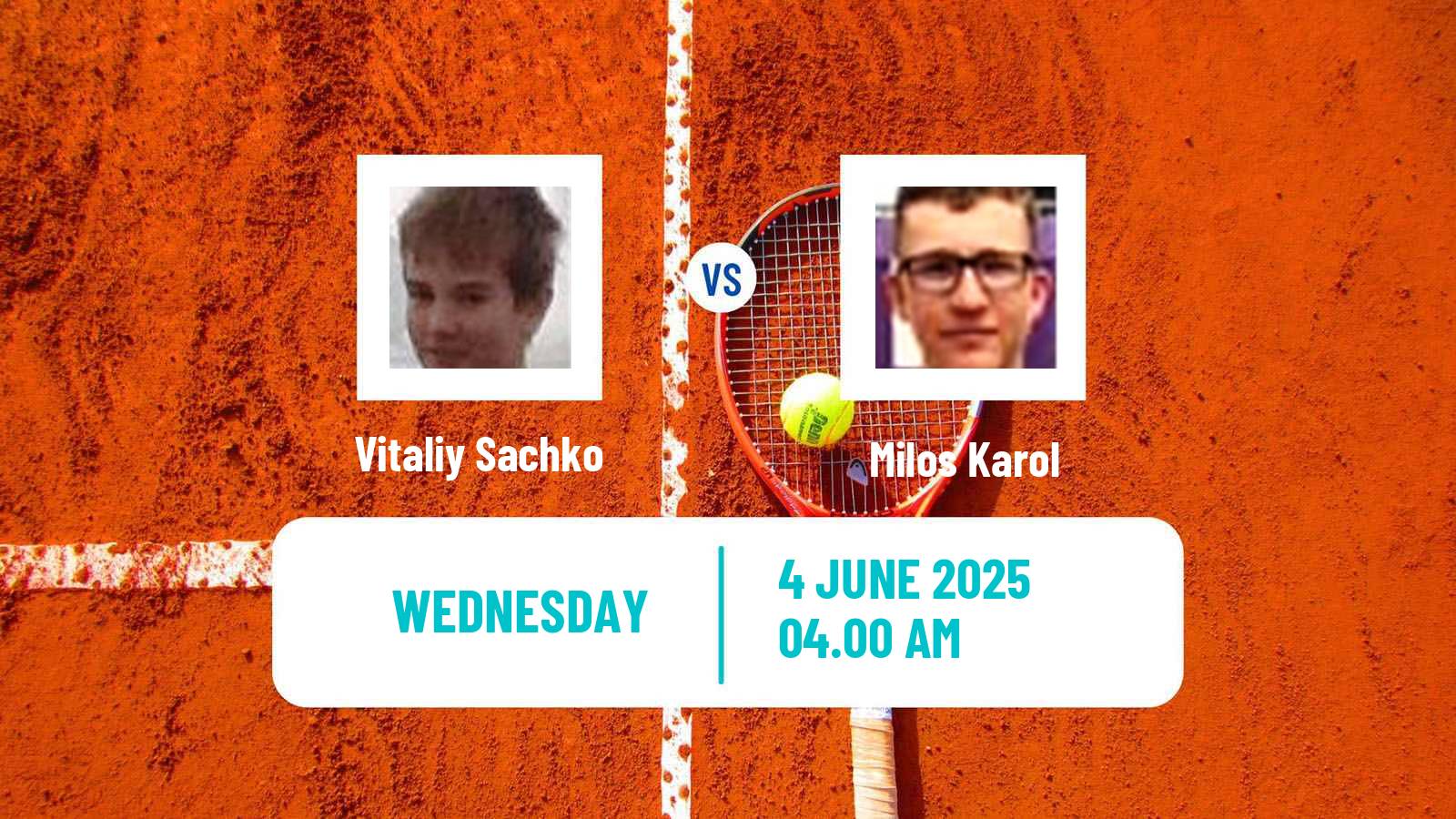 Tennis Prostejov Challenger Men Vitaliy Sachko - Milos Karol