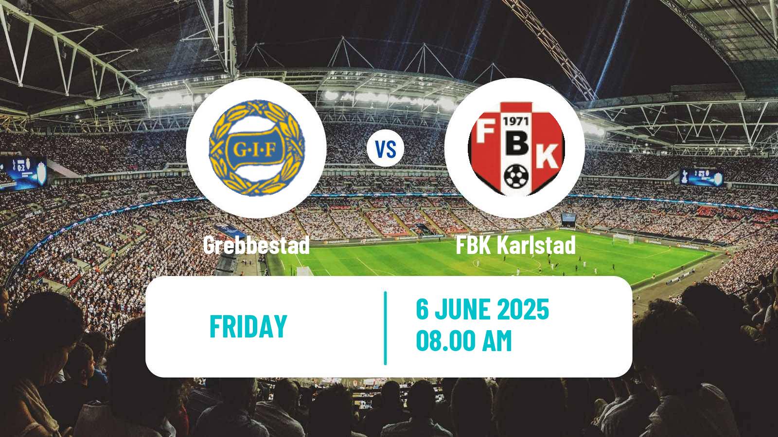 Soccer Swedish Division 2 - Norra Götaland Grebbestad - FBK Karlstad