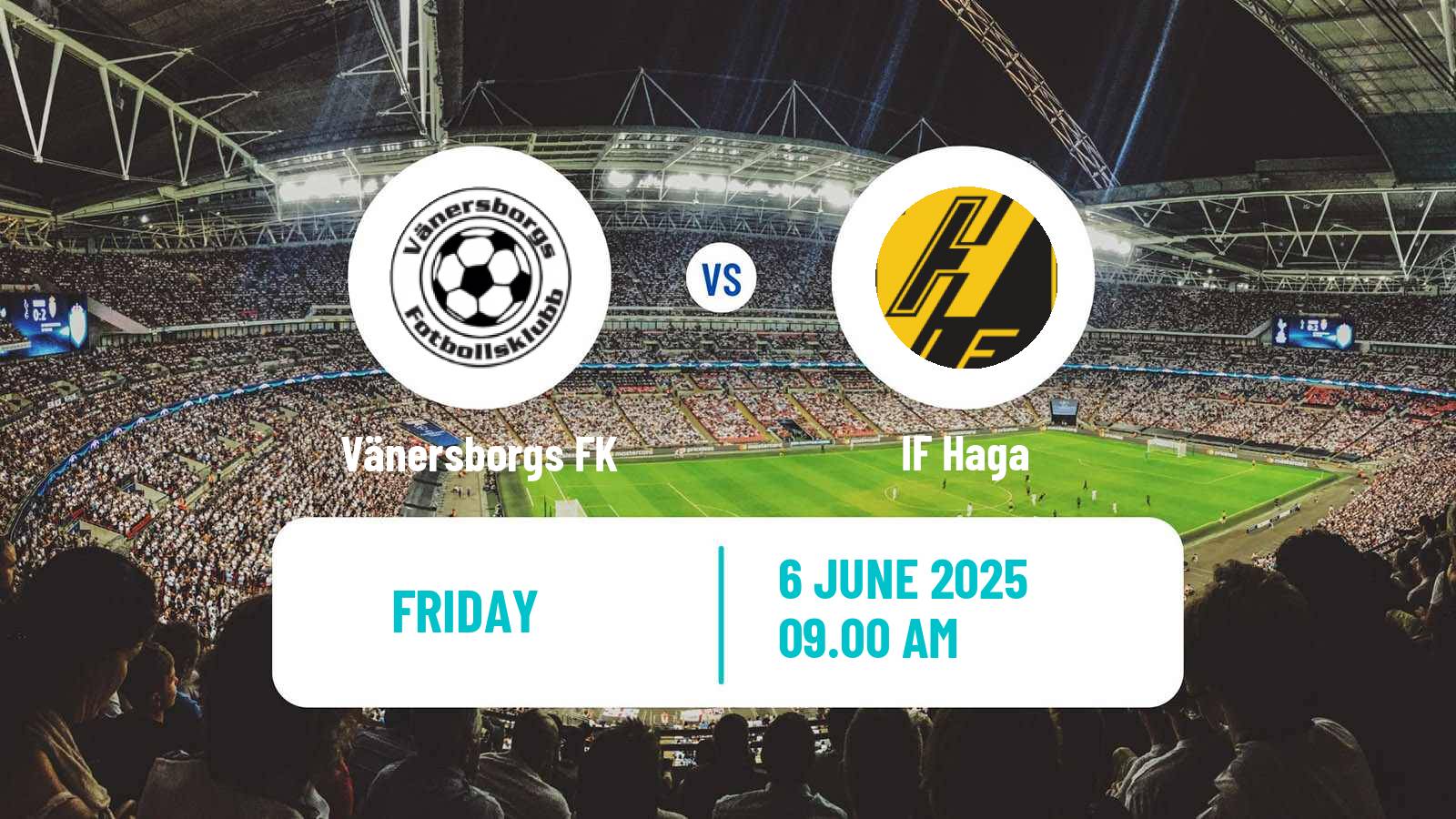 Soccer Swedish Division 2 - Norra Götaland Vänersborgs FK - Haga