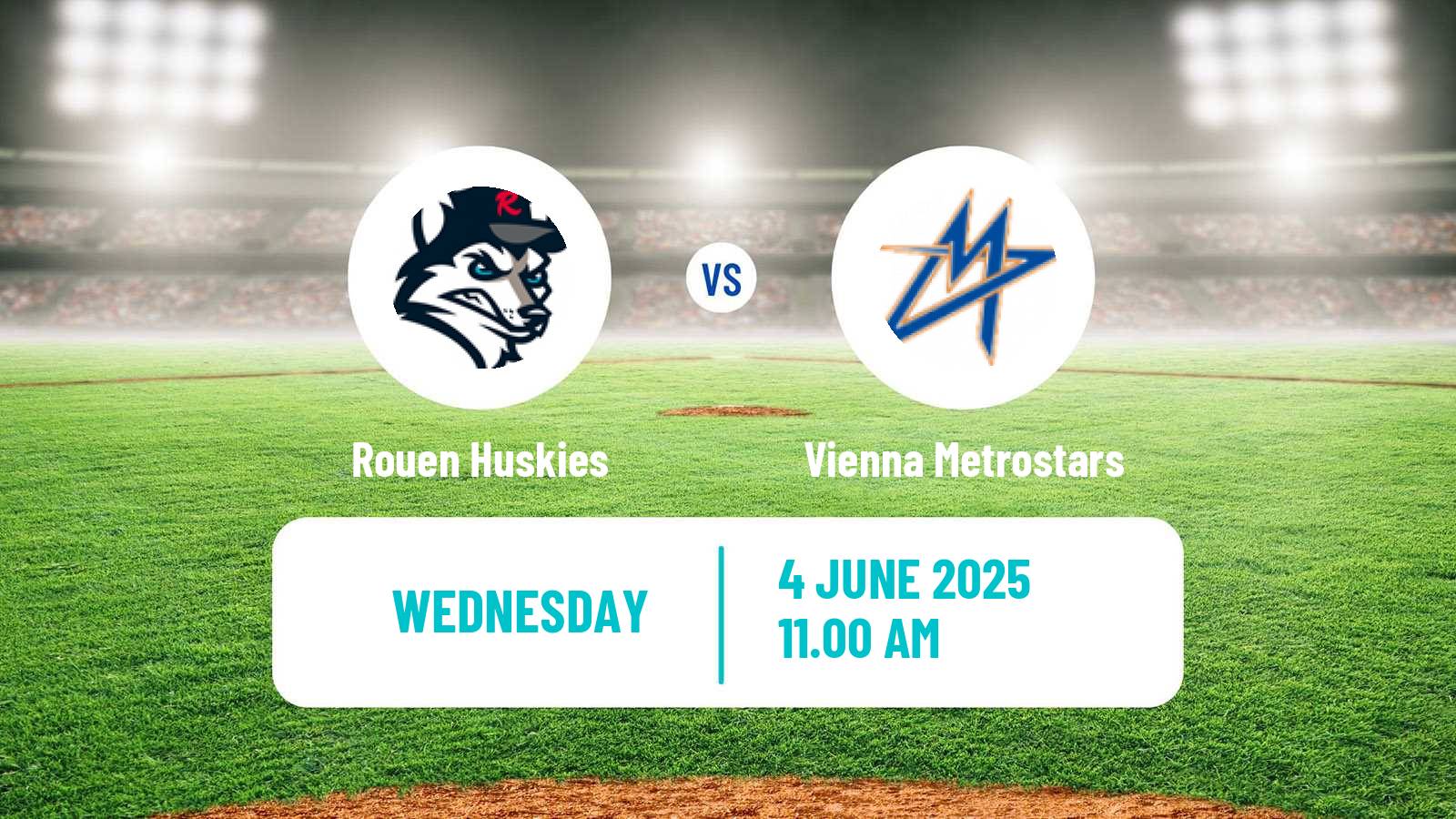 Baseball Confederation Cup Baseball Rouen Huskies - Vienna Metrostars