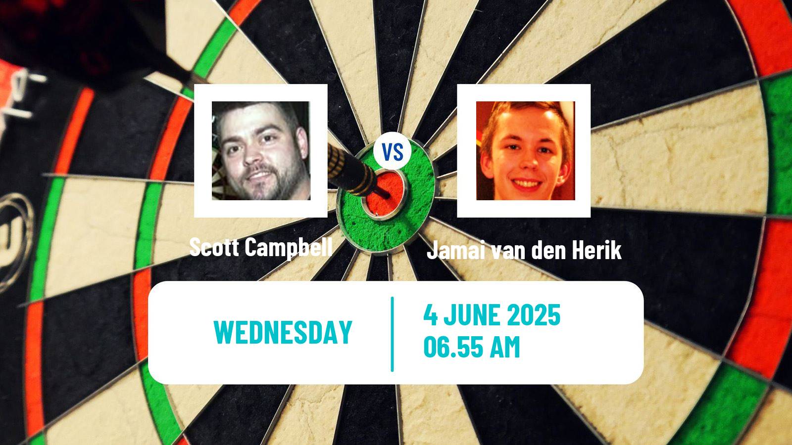 Darts Modus Super Series Scott Campbell - Jamai van den Herik