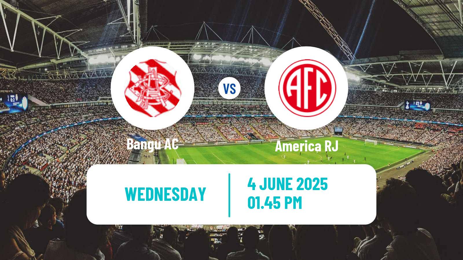 Soccer Brazilian Campeonato Carioca 2 Bangu - America RJ