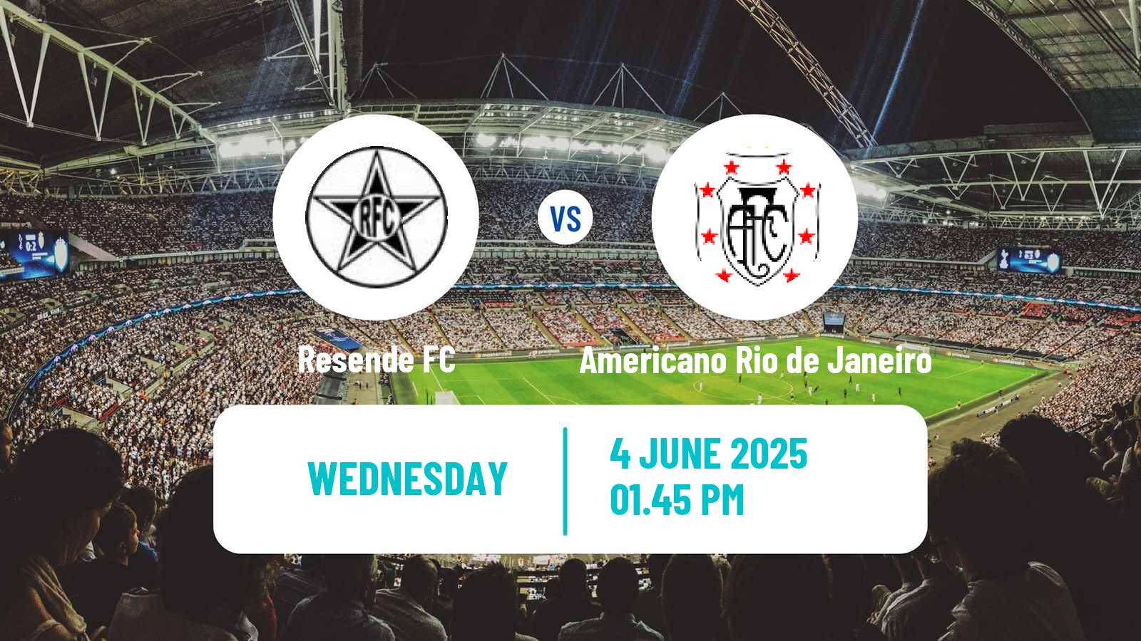 Soccer Brazilian Campeonato Carioca 2 Resende - Americano Rio de Janeiro