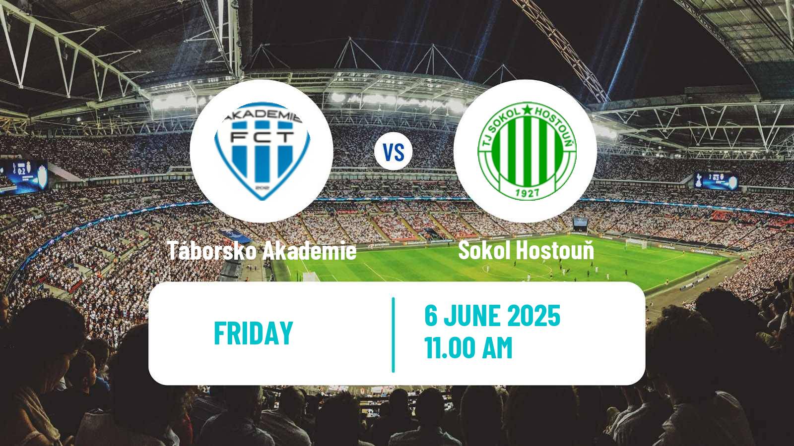 Soccer Czech CFL Group A Táborsko Akademie - Sokol Hostouň