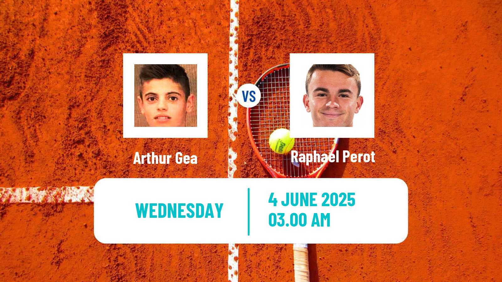 Tennis ITF M25 Grasse Men Arthur Gea - Raphael Perot