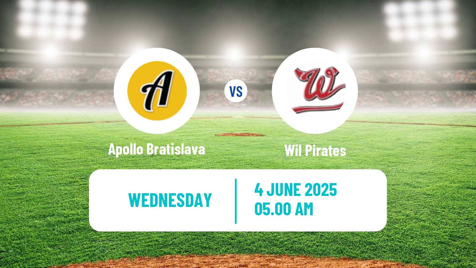 Baseball  Federations Cup Baseball Apollo Bratislava - Wil Pirates
