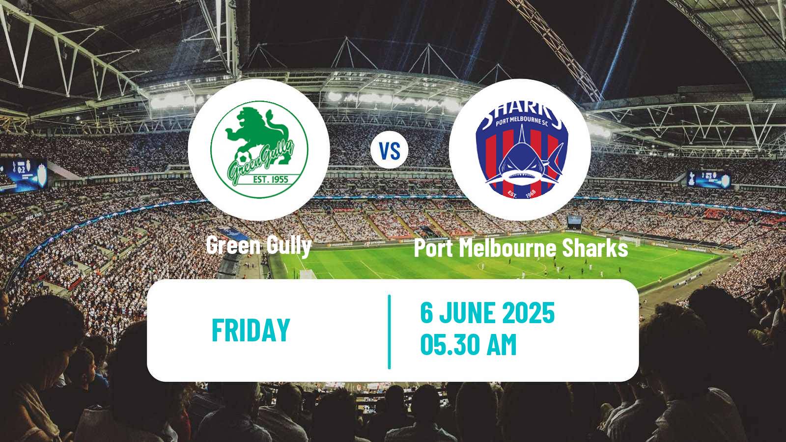 Soccer Australian NPL Victoria Green Gully - Port Melbourne Sharks