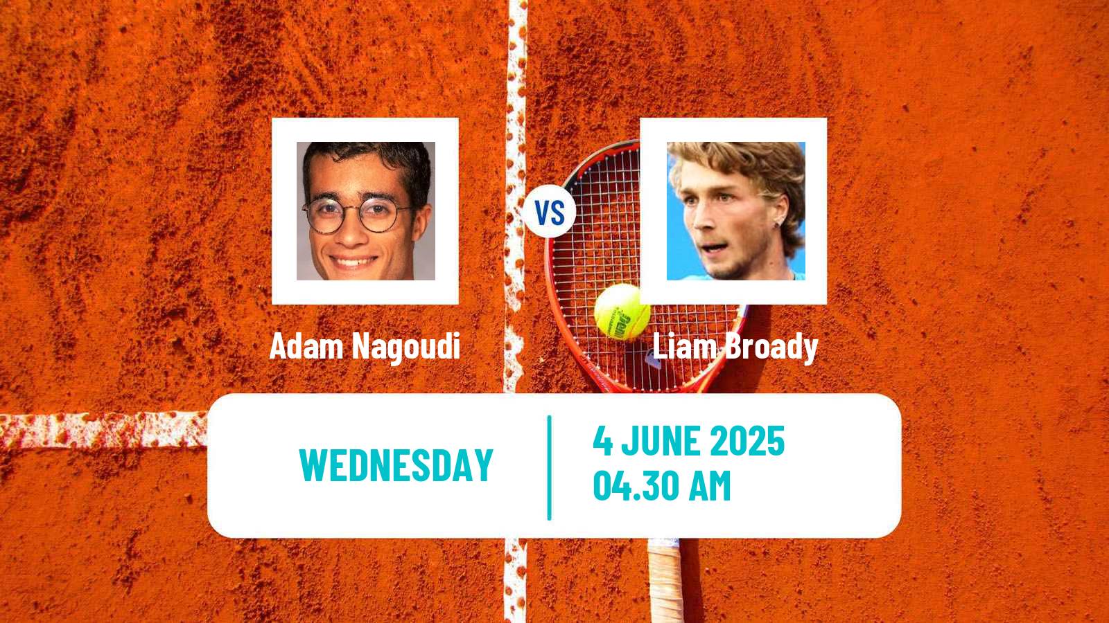 Tennis ITF M25 Monastir Men Adam Nagoudi - Liam Broady