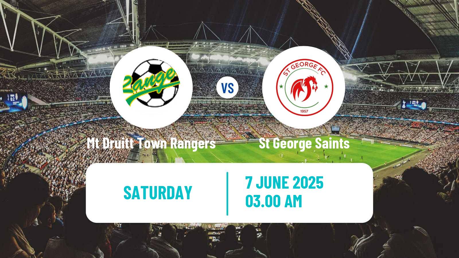 Soccer Australian NPL NSW Mt Druitt Town Rangers - St George Saints