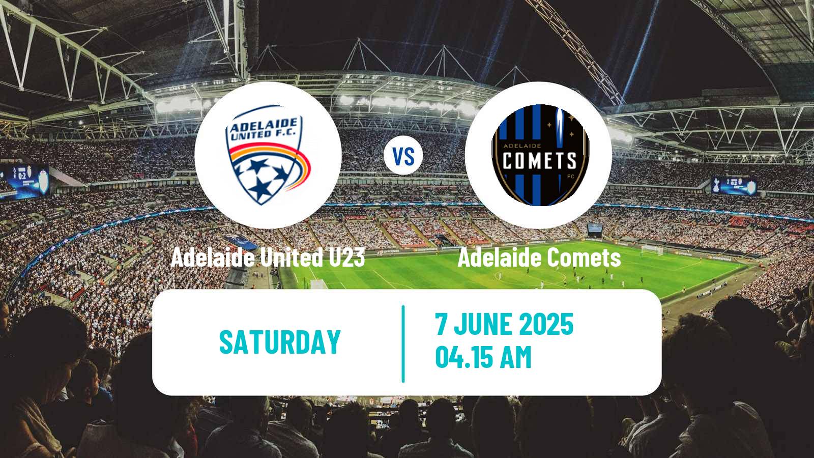 Soccer Australian NPL South Australian Adelaide United U23 - Adelaide Comets